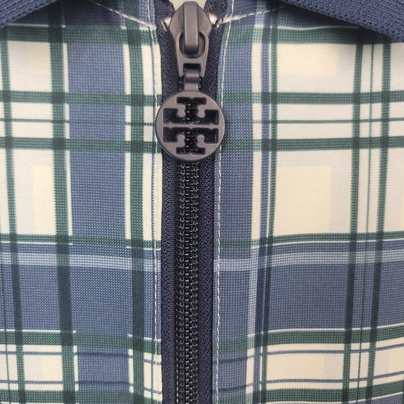 Tory Burch Sport Sleeveless Blue Plaid Pleated Golf Dress size XL - Picture 6 of 13